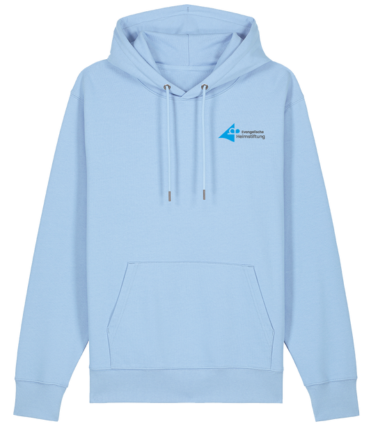 Unisex Bio Hoodie "WOW" (Blue Soul)