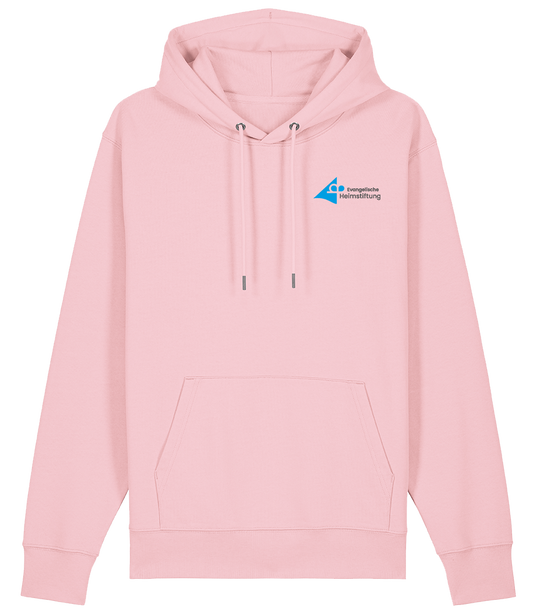 Unisex Bio Hoodie "WOW" (Cotton Pink)