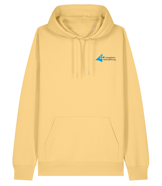 Unisex Bio Hoodie "WOW" (Viva Yellow)