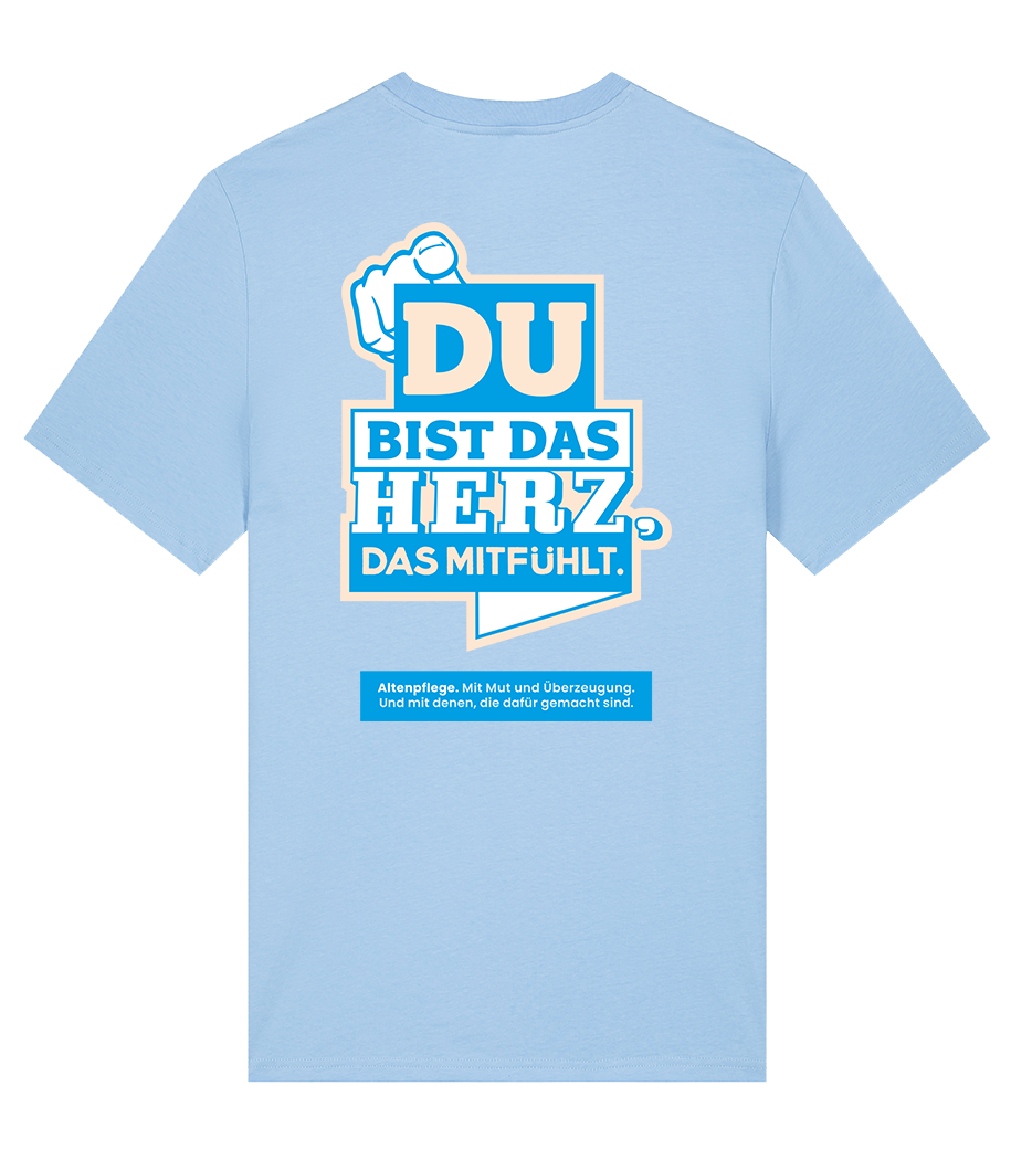Unisex Bio T-Shirt "HERZ" (Blue Soul)