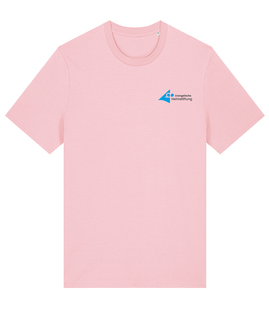 Unisex Bio T-Shirt "HERZ" (Cotton Pink)