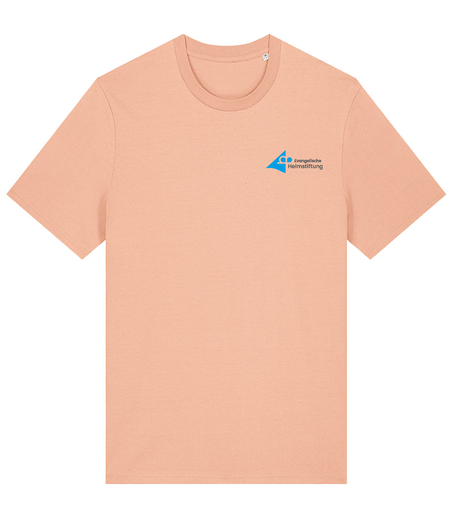 Unisex Bio T-Shirt "HERZ" (Fraiche Peach)