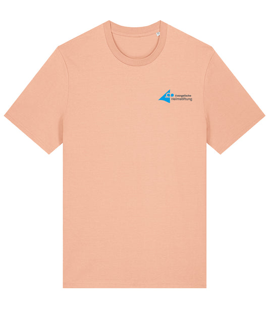 Unisex Bio T-Shirt "HERZ" (Fraiche Peach)