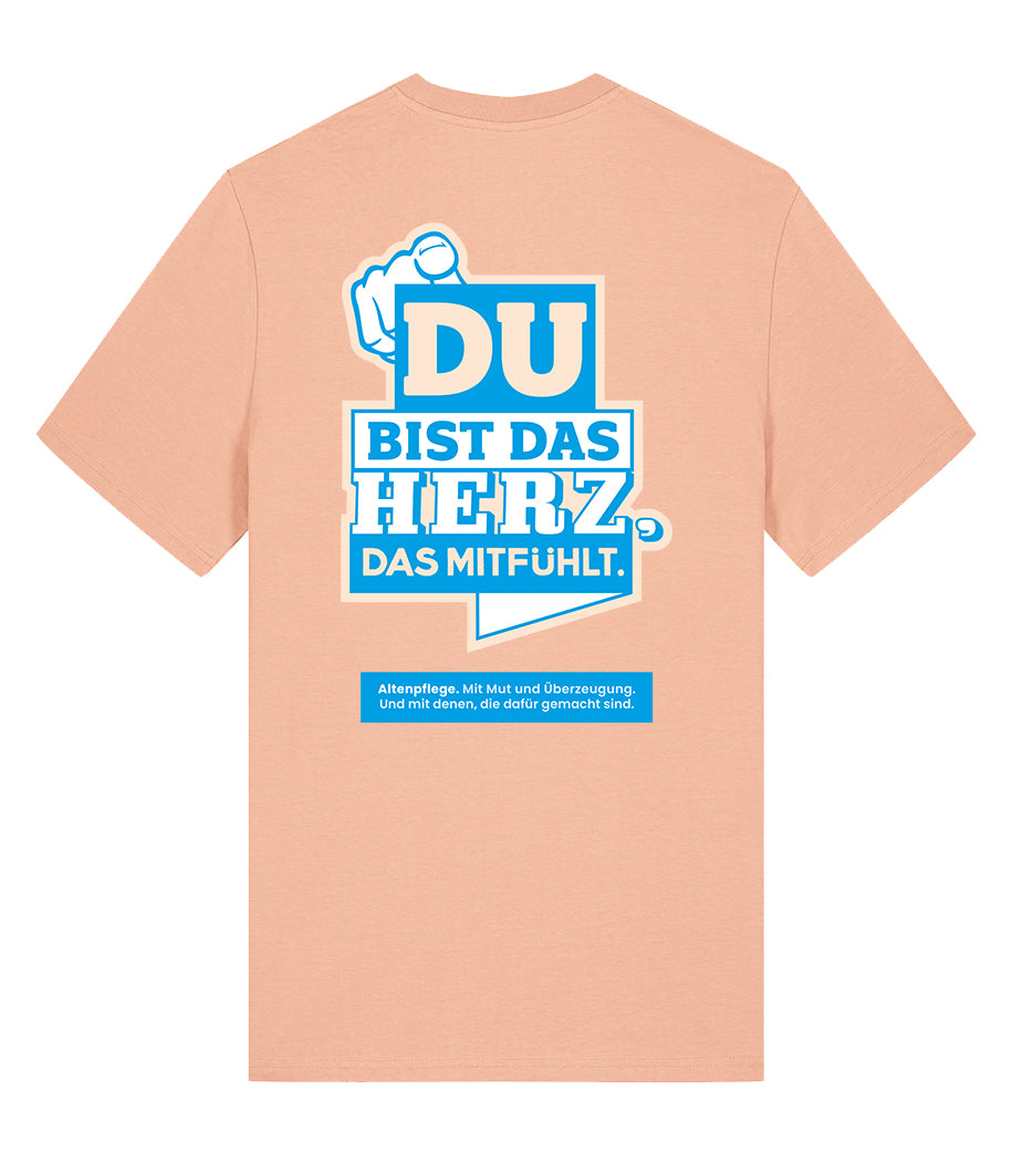 Evangelische - HERZ_A_T-S Men's Crew neck T-Shirt Peach