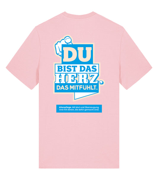 Evangelische - HERZ_A_T-S Men's Crew neck T-Shirt Cotton pink