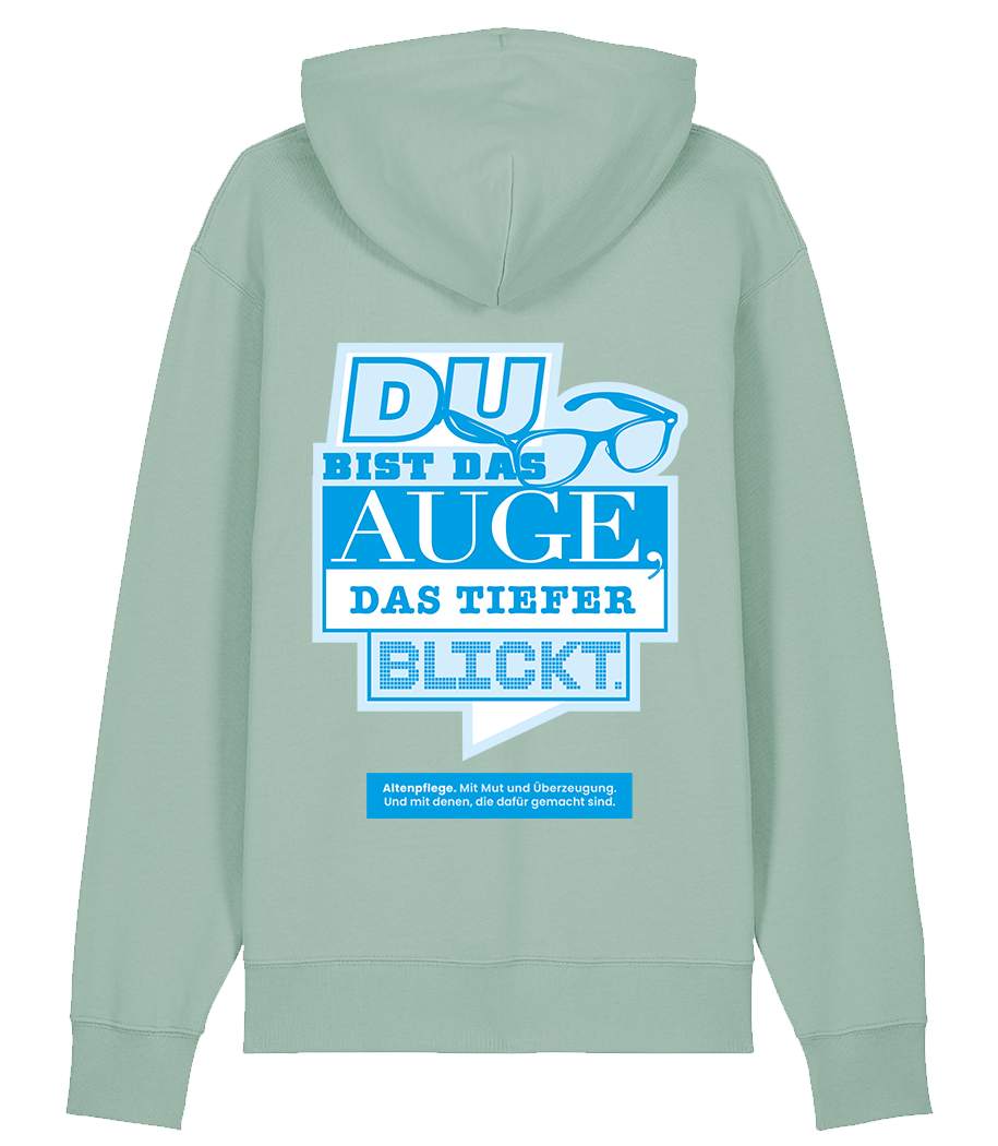 Unisex Bio Hoodie "AUGE" (Aloe)