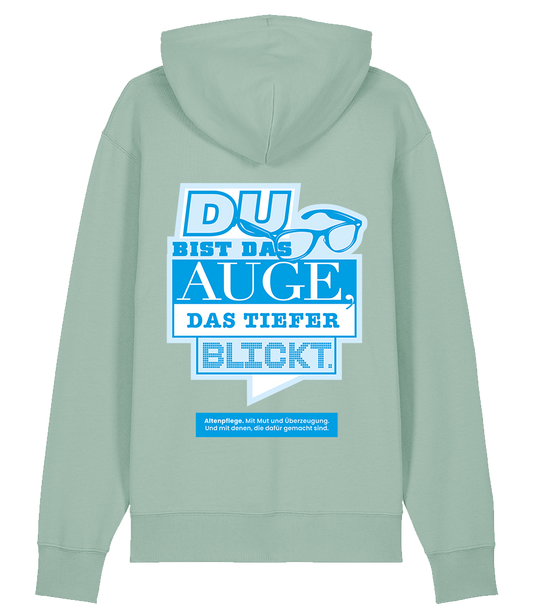 Unisex Bio Hoodie "AUGE" (Aloe)