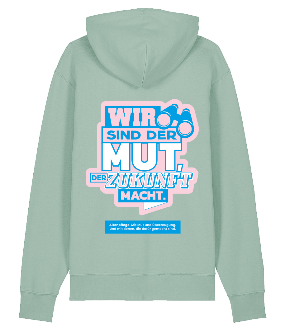 Unisex Bio Hoodie "MUT" (Aloe)