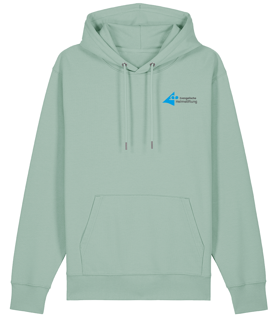 Unisex Bio Hoodie "HERZ" (Aloe)