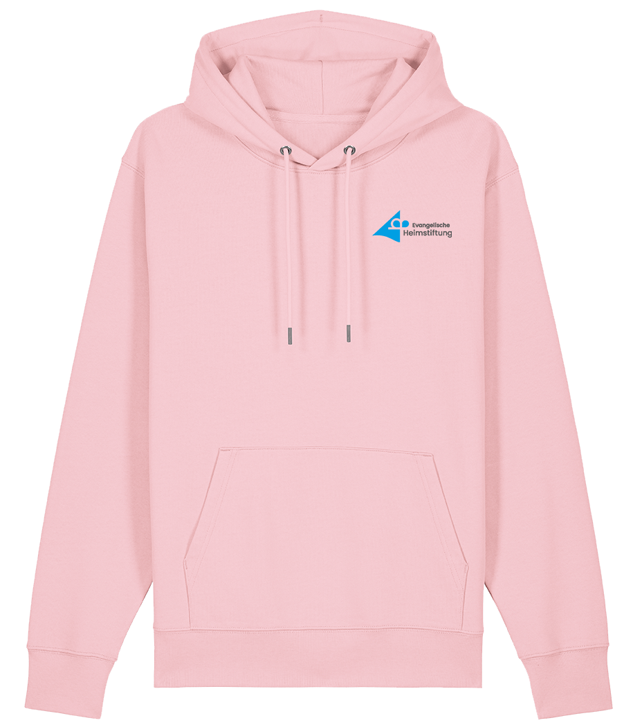 Unisex Bio Hoodie "AUGE" (Cotton Pink)