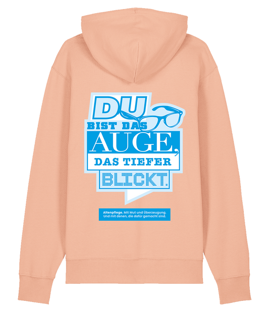 Unisex Bio Hoodie "AUGE" (Fraiche Peach)