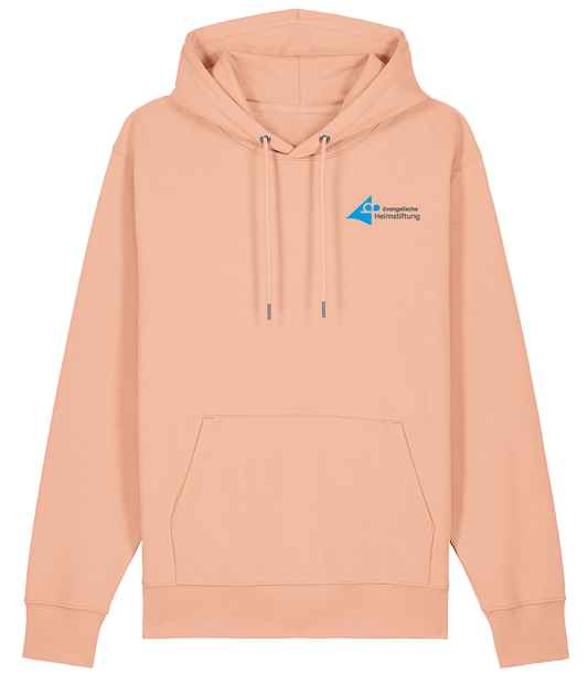 Unisex Bio Hoodie "HÄNDE" (Fraiche Peach)
