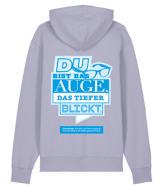 Unisex Bio Hoodie "AUGE" (Lavender)