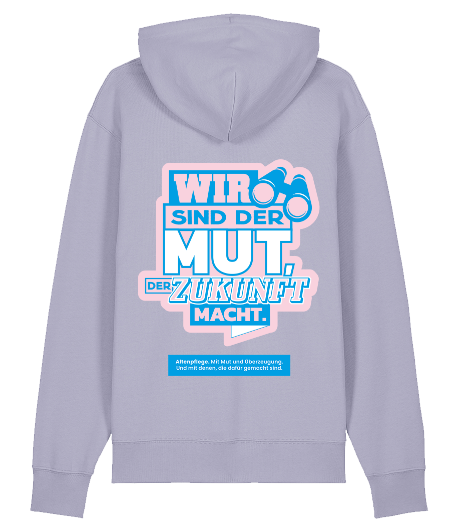 Unisex Bio Hoodie "MUT" (Lavender)