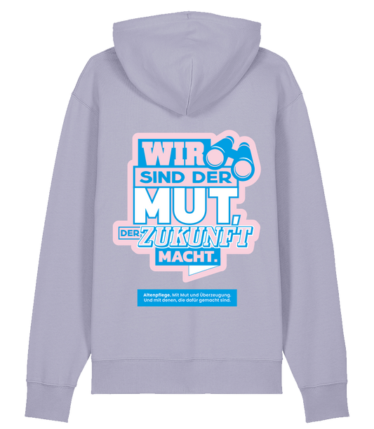 Unisex Bio Hoodie "MUT" (Lavender)