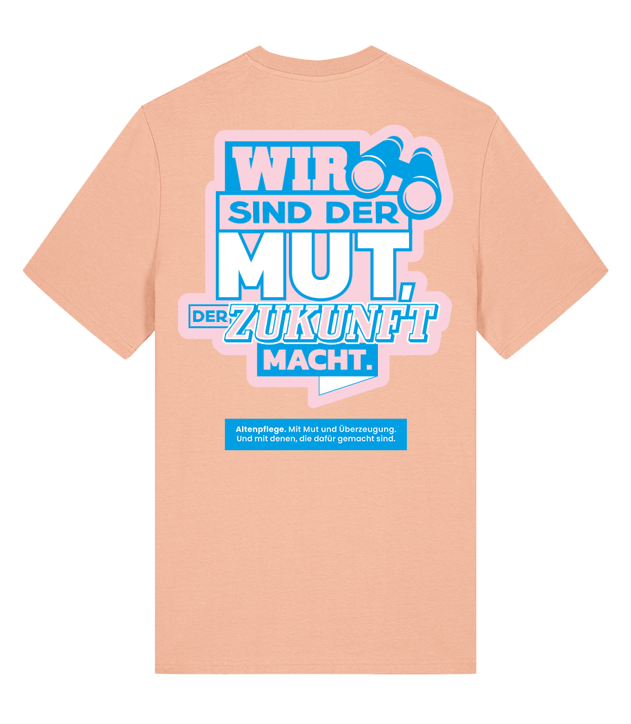 Unisex Bio T-Shirt "MUT" (Fraiche Peach)