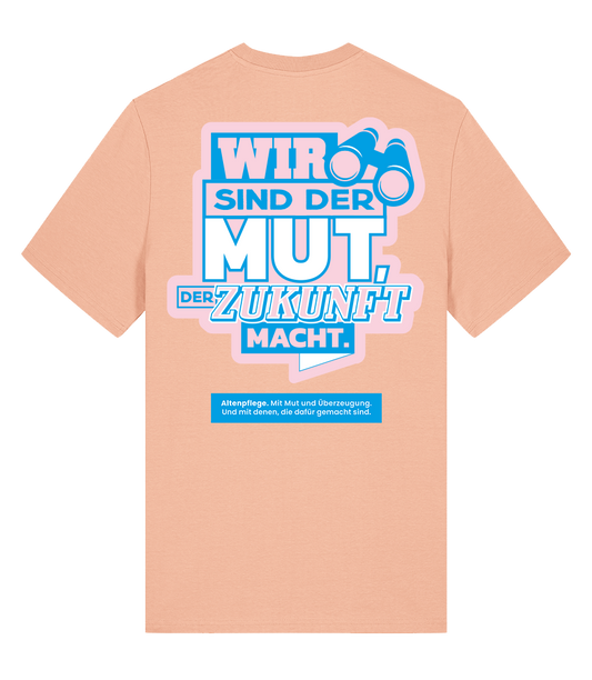 Unisex Bio T-Shirt "MUT" (Fraiche Peach)