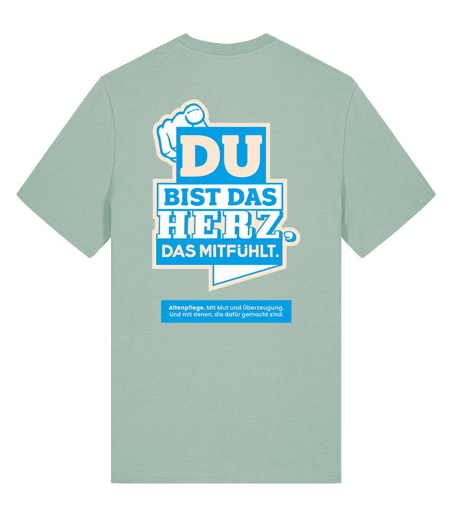 Unisex Bio T-Shirt "HERZ" (Aloe)