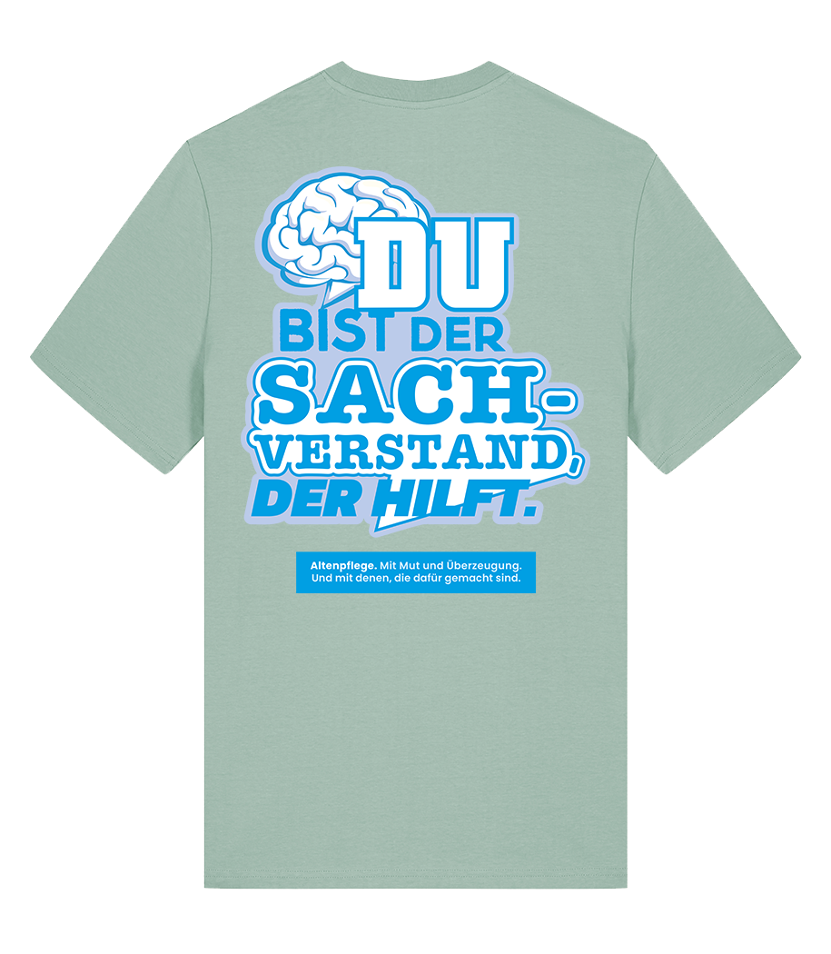 Unisex Bio T-Shirt "SACHVERSTAND" (Aloe)