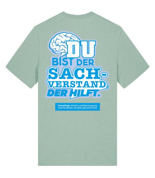Unisex Bio T-Shirt "SACHVERSTAND" (Aloe)