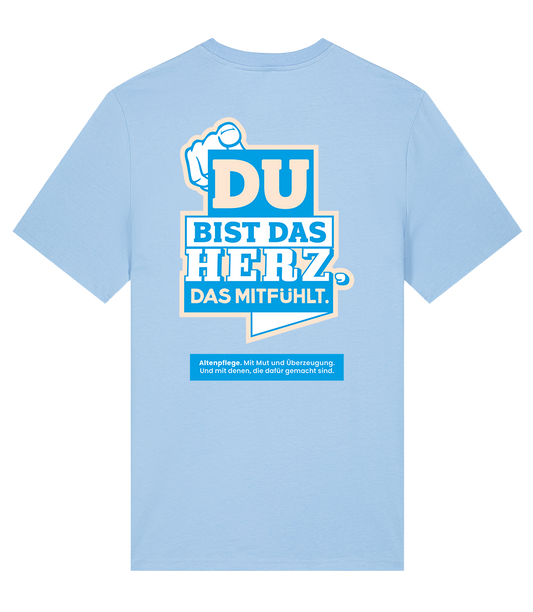 Unisex Bio T-Shirt "HERZ" (Blue Soul)