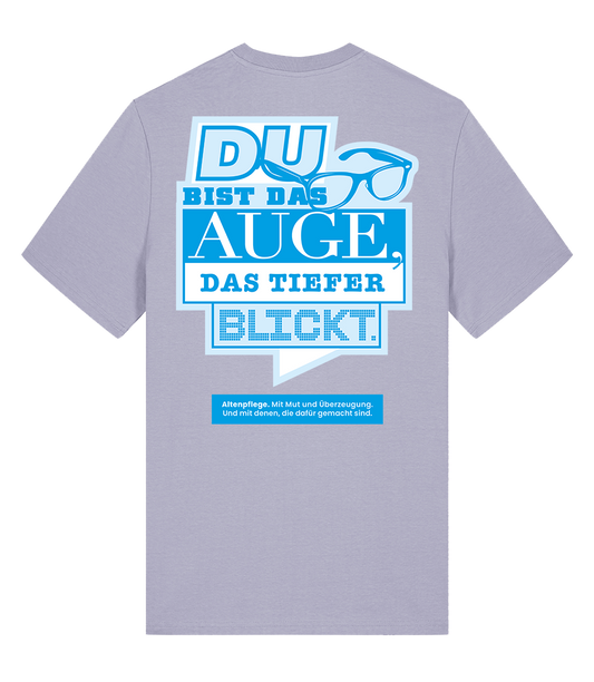 Unisex Bio T-Shirt "AUGE" (Lavender)