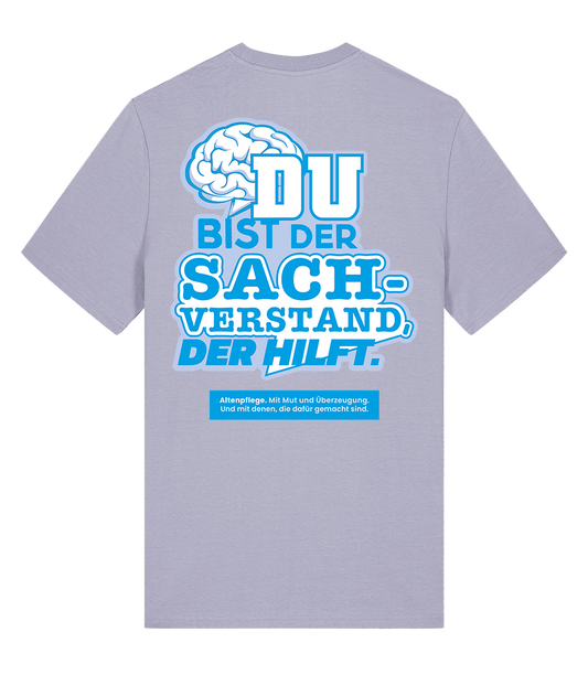 Unisex Bio T-Shirt "SACHVERSTAND" (Lavender)