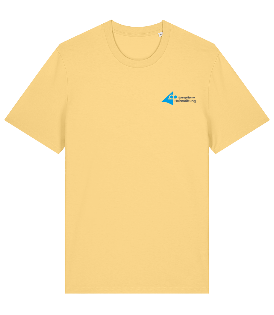 Unisex Bio T-Shirt "SCHULTER" (Viva Yellow)