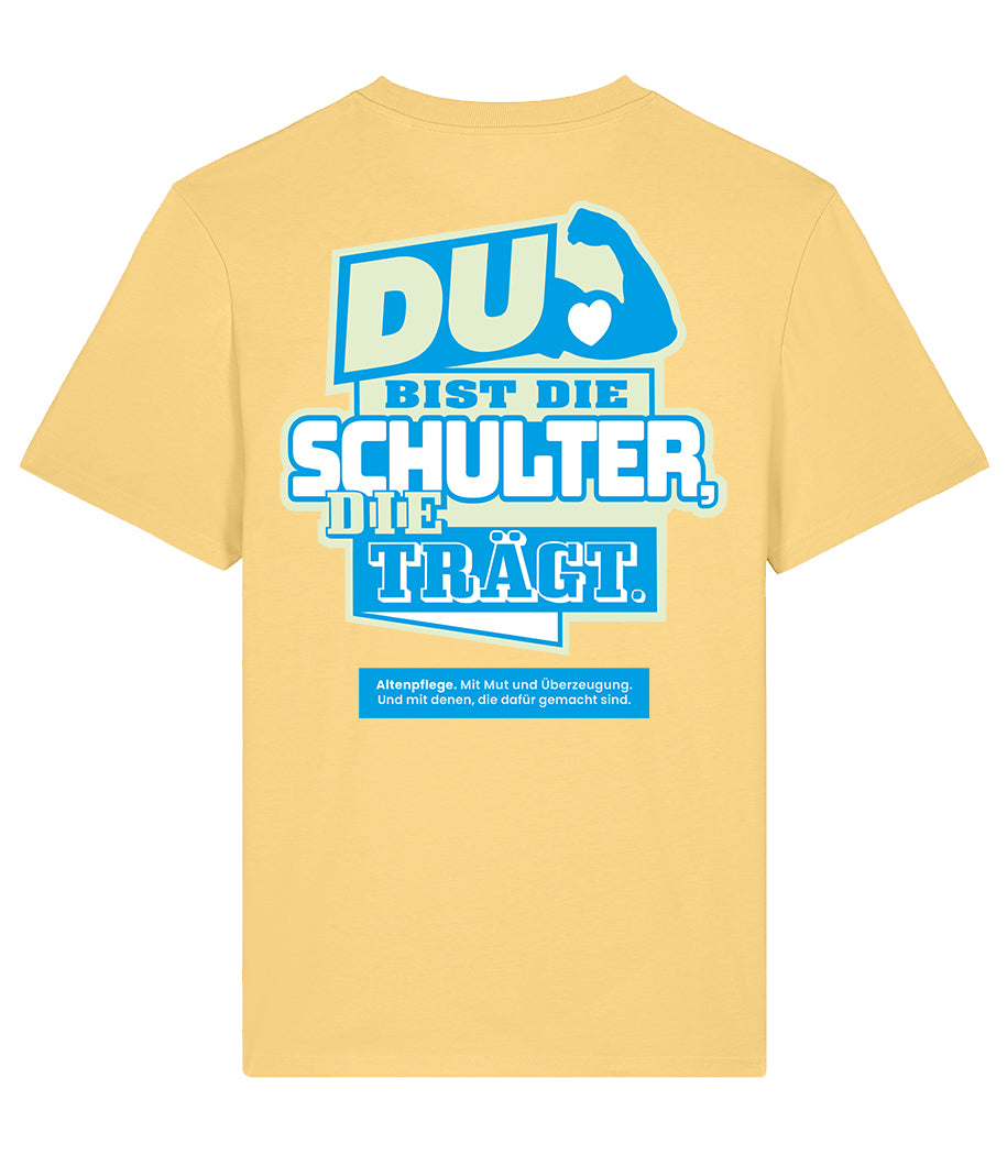 Evangelische - SCHULTER_A_T-S Men's Crew neck T-Shirt Viva yellow