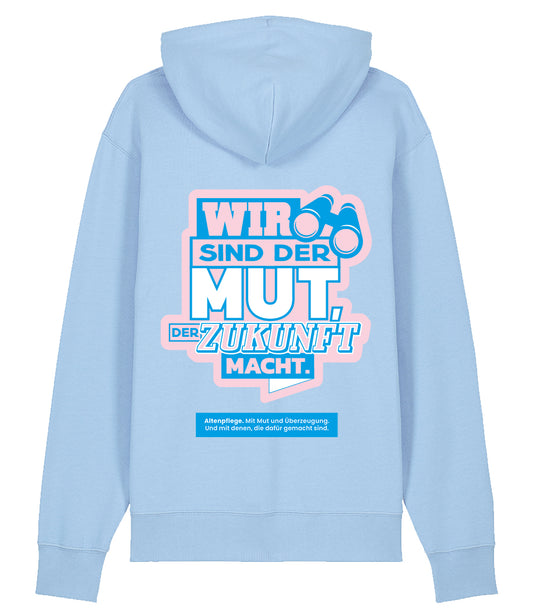Evangelische - Mut Unisex Hoodie Blue soul