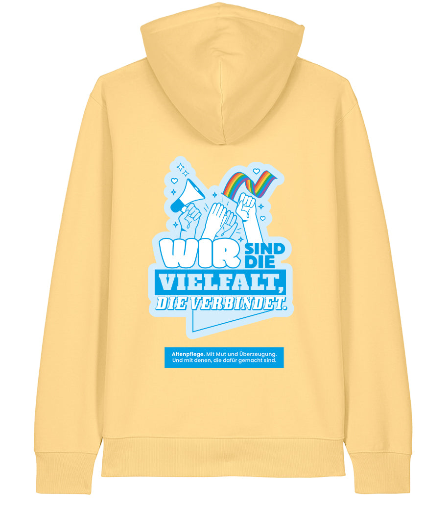 Evangelische - Vielfalt Unisex Hoodie Viva Yellow
