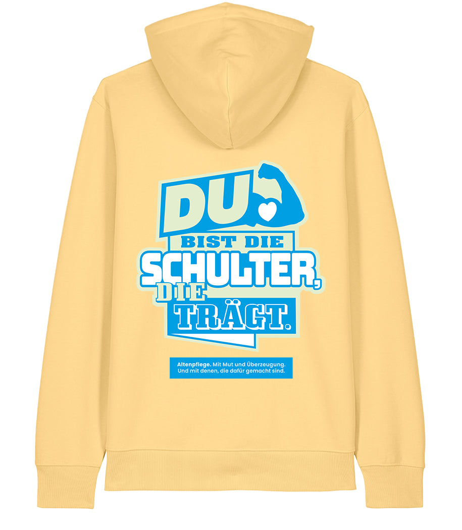 Evangelische - SCHULTER_A_H Unisex Hoodie Viva yellow