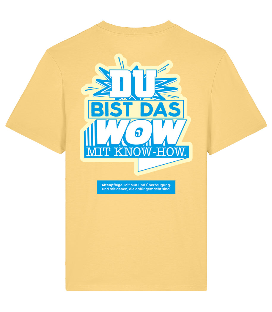 Evangelische - WOW_A_T-S Men's Crew neck T-Shirt Viva yellow