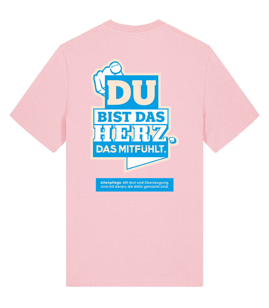 Evangelische - HERZ_A_T-S Men's Crew neck T-Shirt Cotton pink