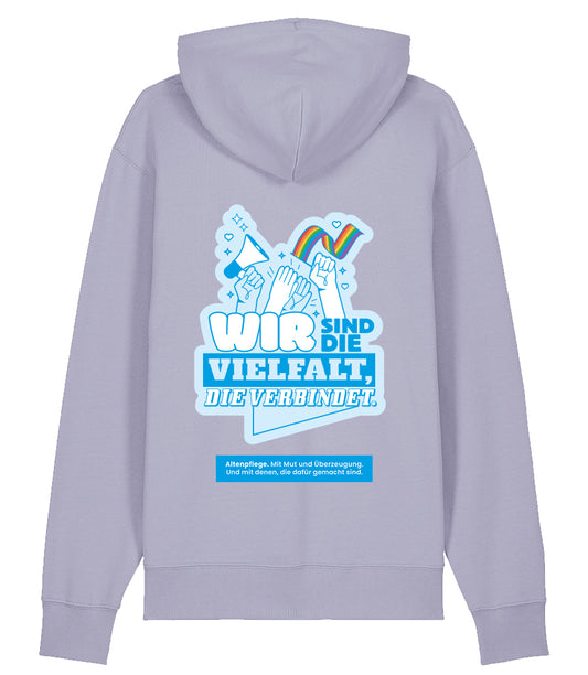Evangelische - Vielfalt Unisex Hoodie Lavender